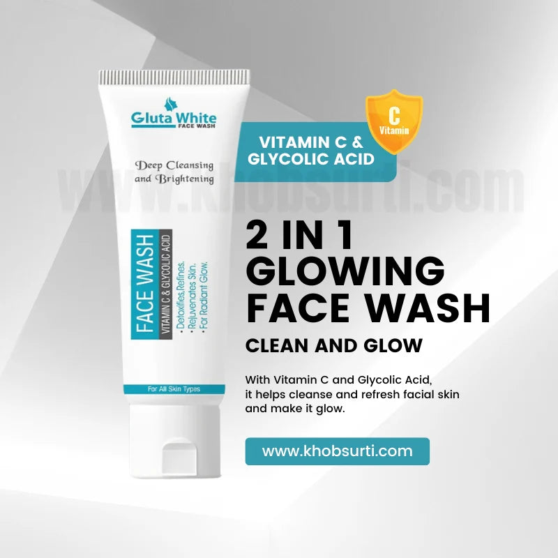 Gluta White Cream + Face Wash Deal
