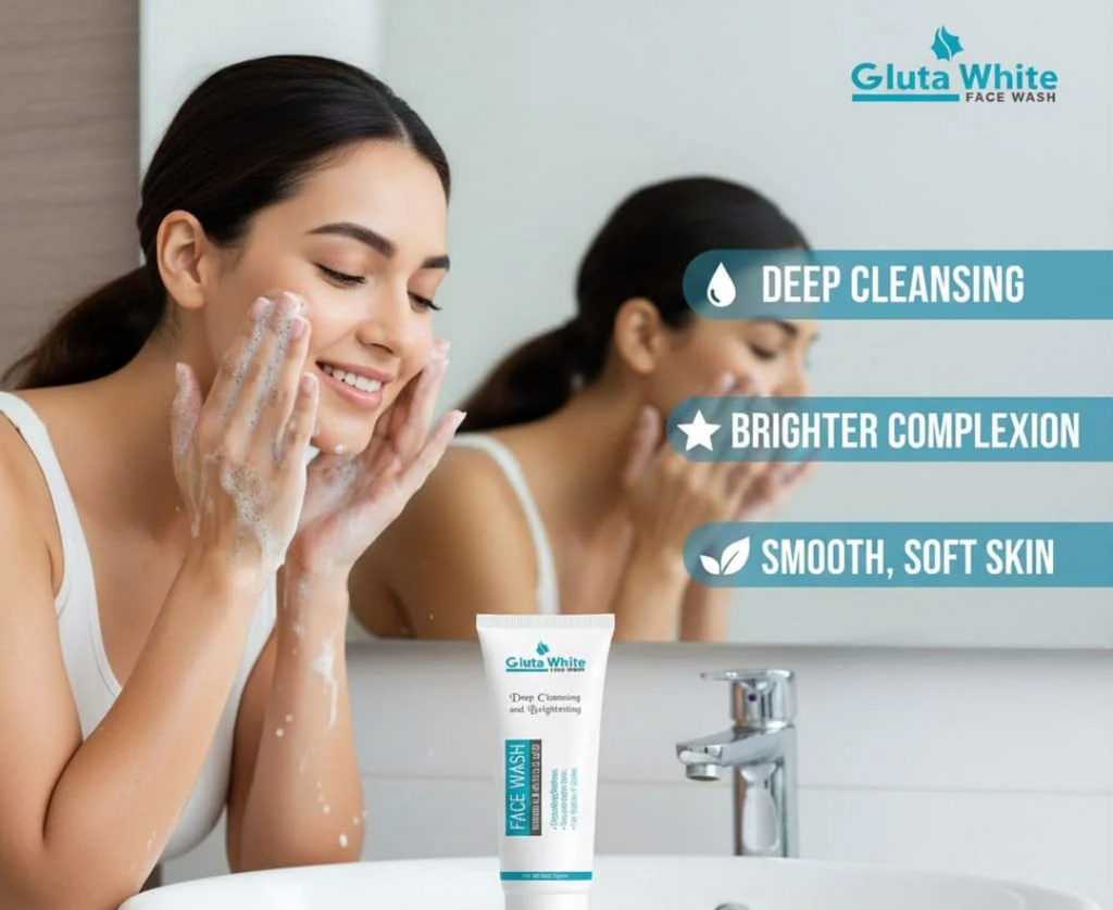 Gluta White Cream + Face Wash Deal